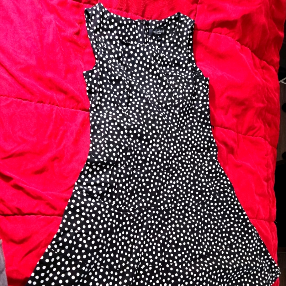 Perceptions New York MIDI polka Dress